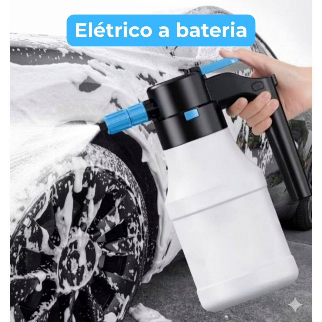 Snow Foam Pulverizador de Espuma Elétrico Portátil para Lavar Carros e ...