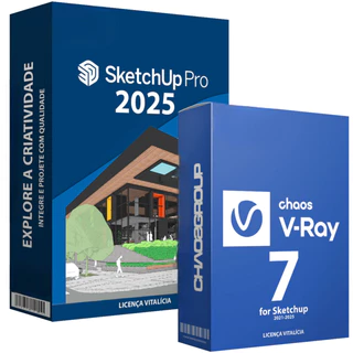 SketchUp Pro 2025 + V-ray7 Vitalicio