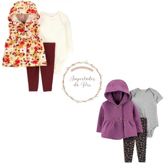 Trio Inverno Carter's - 3 peças em Oferta na Shopee