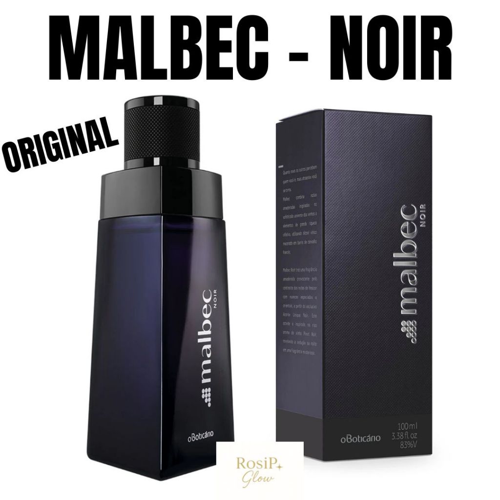 Malbec Noir Desodorante Colônia 100Ml - o boticário | Shopee Brasil