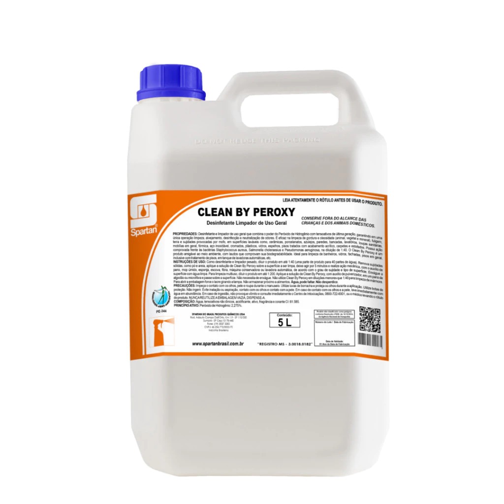 Desinfetante Limpador Uso Geral Clean By Peroxy Bactericida Concentrado ...