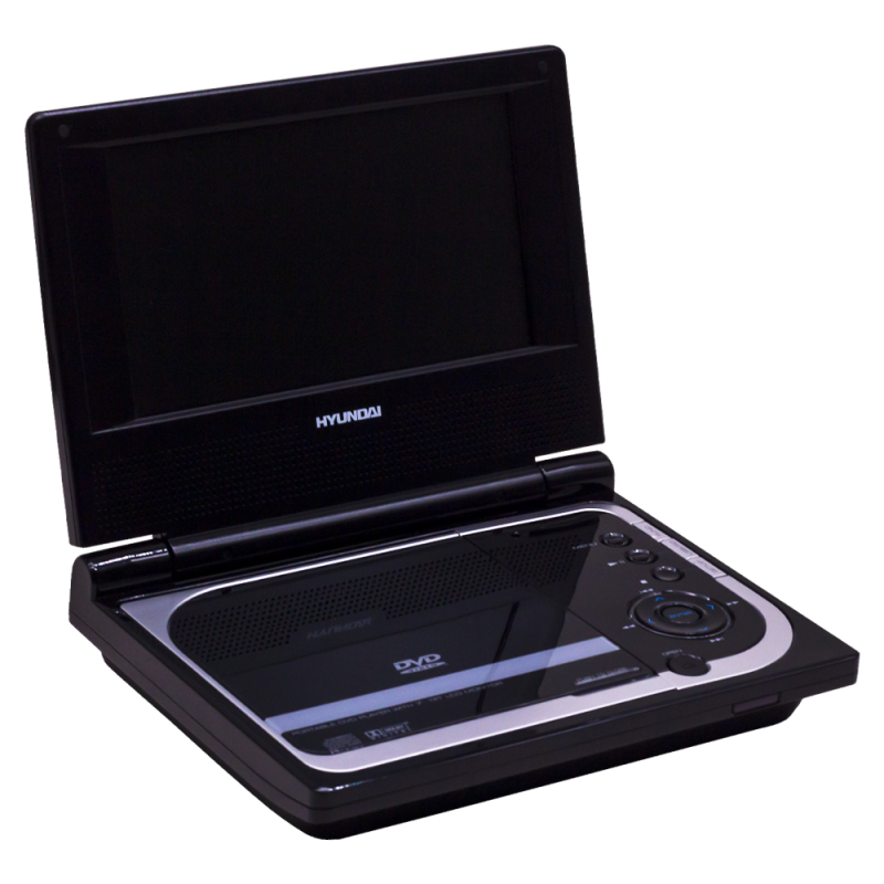 Reprodutor DVD Player Portatil Hyundai HY-9921PDVD Com Tela 7