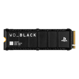SSD WD_Black SN850p 4TB, PCIe Gen4, M.2 2280, com dissipador de calor preto