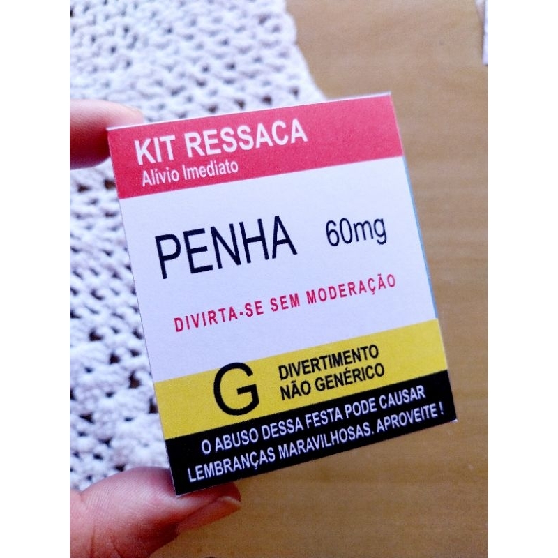Kit Ressaca Personalizado Lembrancinha Festa Formatura Medicina ...