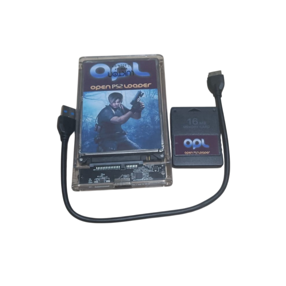 Kit Open Loader Ps2 Memory Card + Hd 250 Gb | Shopee Brasil