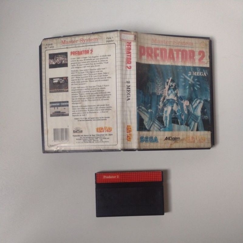 Jogo Predator 2 Master System | Shopee Brasil