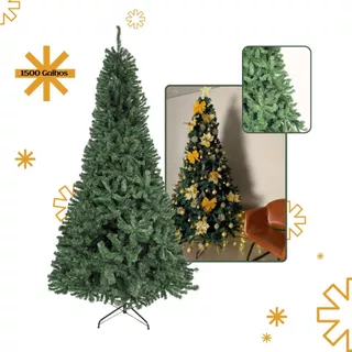 Arvore De Natal Pinheiro 1,5m 1,8m 2,1m 2,4m Tamanho até 1500 Galhos Tradicional Decoração LuvinCo em Oferta na Shopee