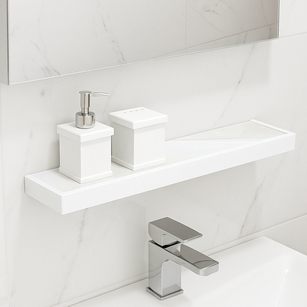 Prateleira Cerâmica PR70262 Box 70x11 C/Kit de Fixação