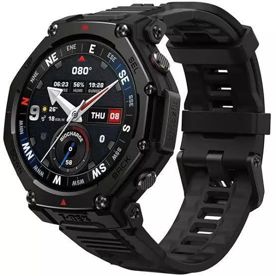Relogio Amazfit T-Rex 3 Pro A2444 com GPS/Wi-Fi - Tactical Black Original (LACRADO)