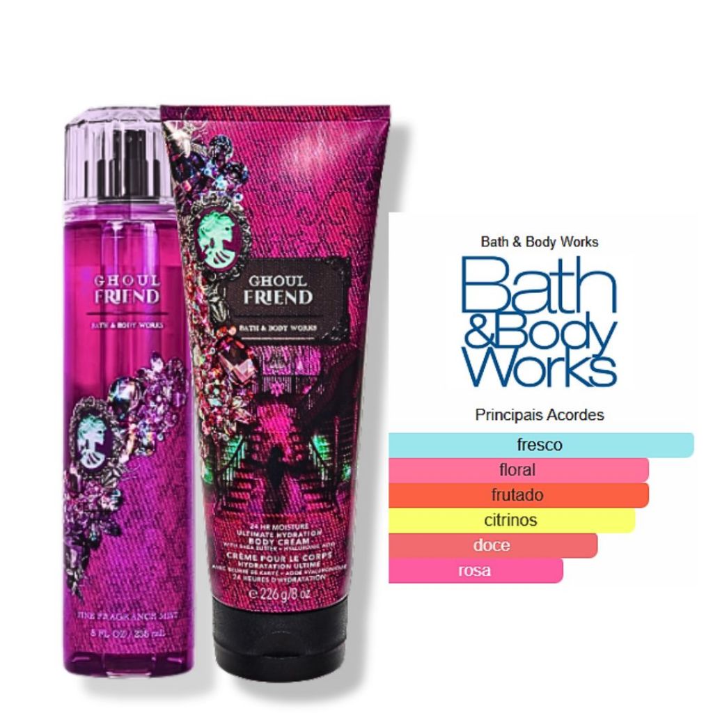 Kit Bath & Body Works Original • Body Splash + Hidratante