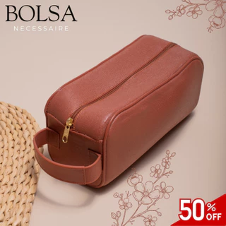 Bolsa Necessaire Unissex Organizador Portátil Zíper Forte Alça Prática Moderna