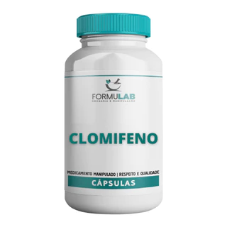 Clomifeno 12,5mg - Contém 120 Cápsulas