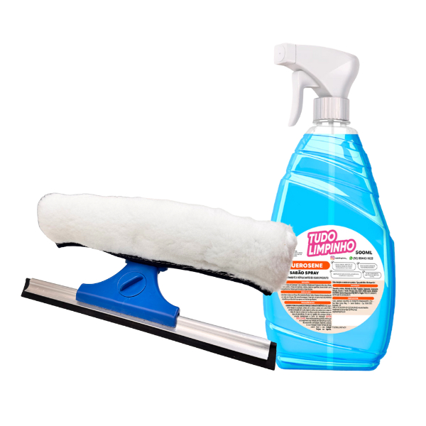 KIT RODO COMBINADO E SPRAY DE QUEROSENE TUDO LIMPINHO 500ml | Shopee Brasil