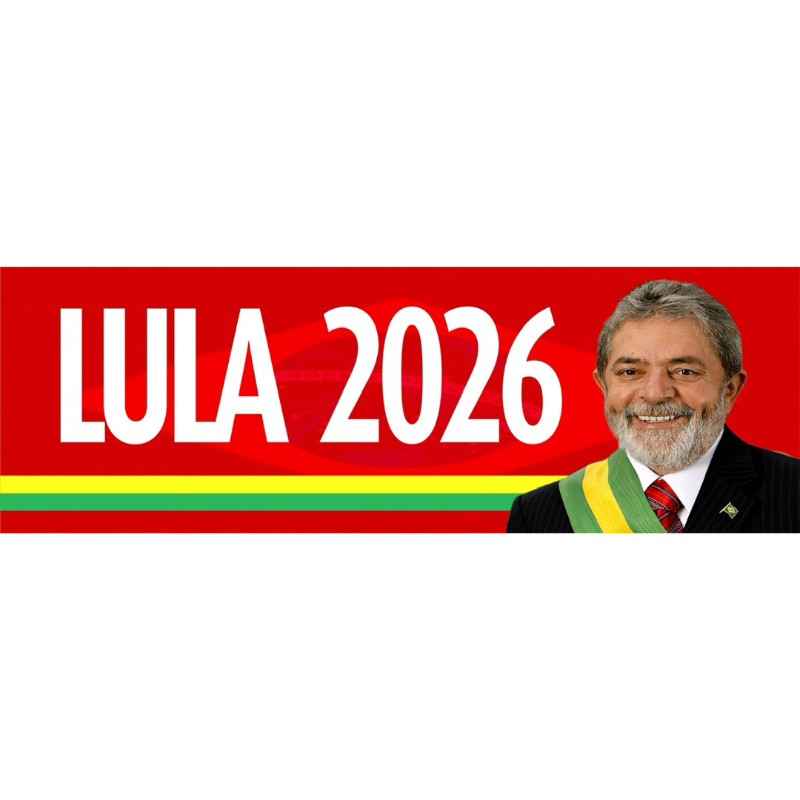 Kit 02 Adesivos Lula 2026 | Shopee Brasil