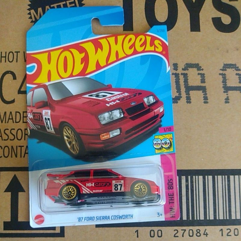 87 FORD SIERRA COSWORTH LOTE A 2023 HOT WHEELS | Shopee Brasil