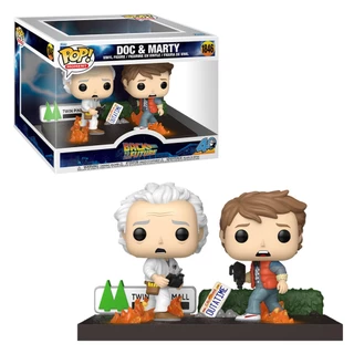 FUNKO POP BTF .MOMENT DOC & MARTY 1846 NOVO ORIGINAL em Oferta na Shopee
