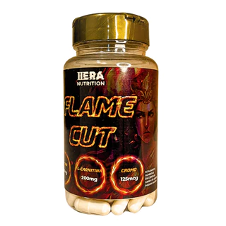 Flame Cut - Termogênico - Cromo + L- Carnitina + Cafeína - 60 Cápsulas