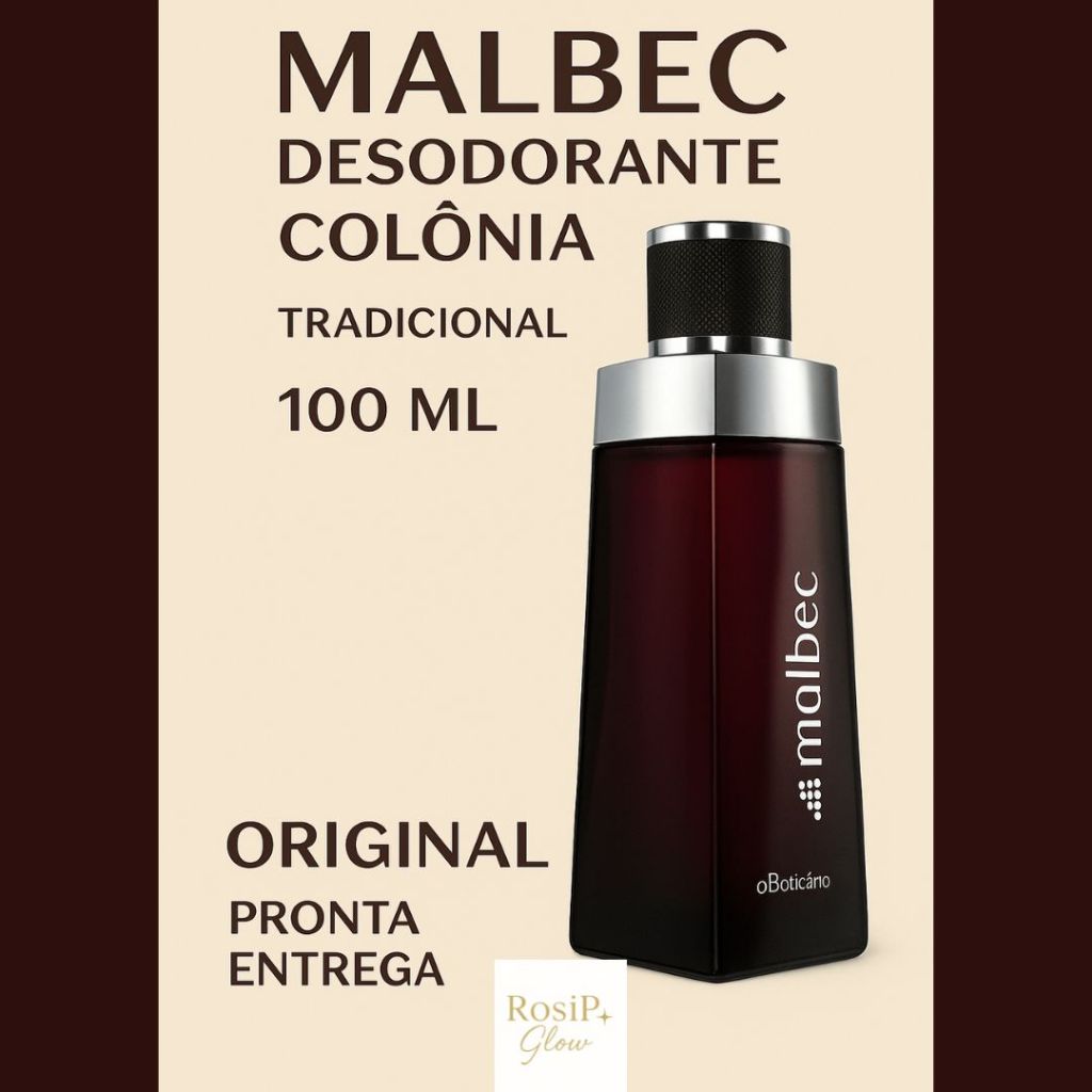 Malbec tradicional colônia 100 ml - O boticário em Oferta na Shopee