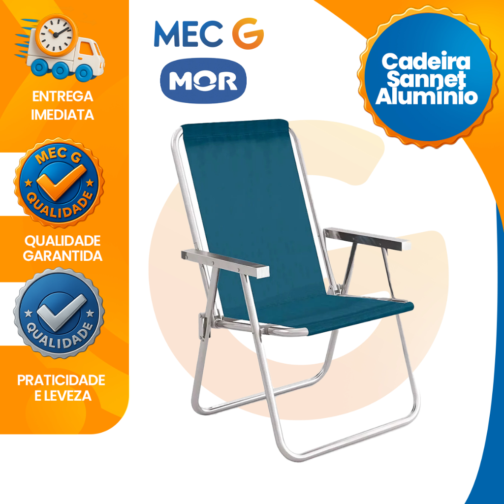 Cadeira de Praia Leve Resistente Dobravel Confortável Reforçada Não ...
