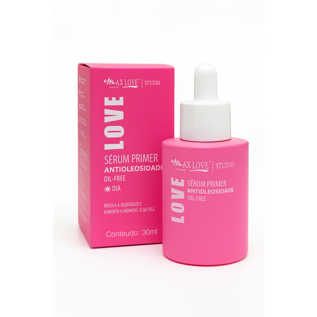 Serum hidratante facial primer antioleosidade dia Max Love skin