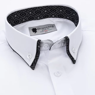 Camisa social masculina casual slim fit de manga comprida