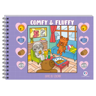 bobbie goods Livro De Colorir Roxo Comfy Fluffy Capa dura 48 Páginas presente para crianças em Oferta na Shopee