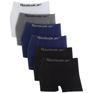 Kit com 6 Cuecas Reebok Adulto Masculina Boxer Microfibra Sem Costura Confortável Original Reebok