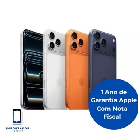 LANÇAMENTO • iPhone 17 Pro / 17 Pro Max 256GB / 512GB • Novo Original NF Lacrado