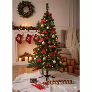 Árvore de Natal Pinheiro Verde 90/120 cm