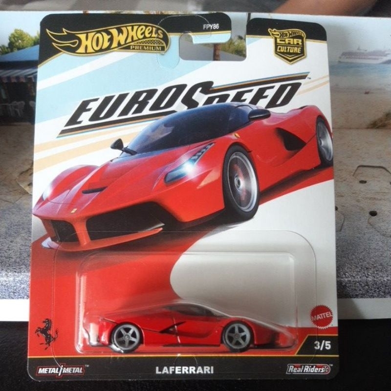 Hot Wheels Premium LaFerrari Red Euro Speed 2025 (In-Stock) Ferrari