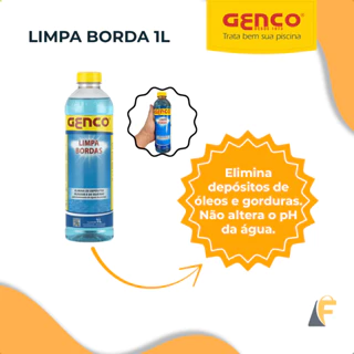 Limpa Bordas Genco Piscinas Desengordurante Genco 1 Litro em Oferta na Shopee