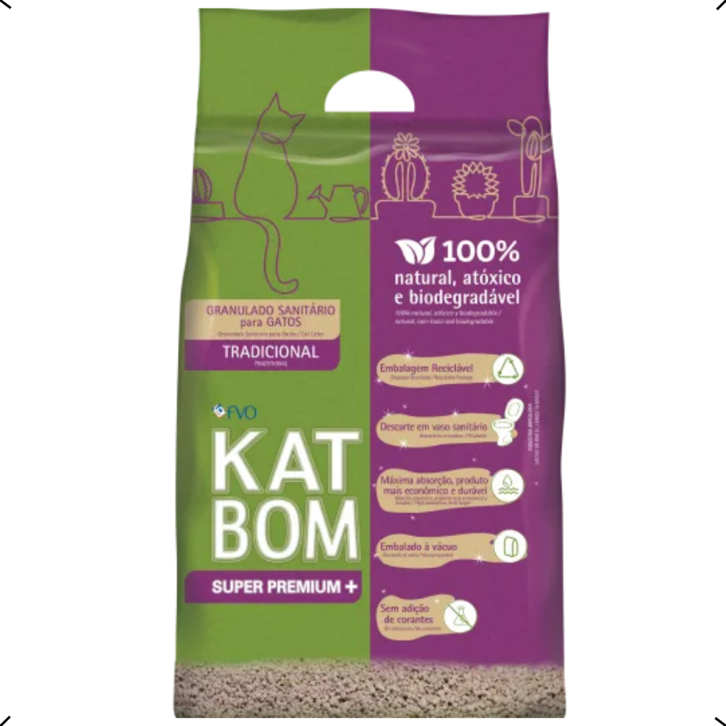 GRANULADO SANITARIO KATBOM TRADICIONAL 6KG