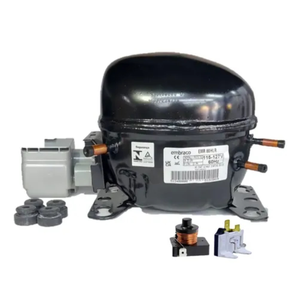 Motor Compressor Embraco Emr80hlr 1/4 Gás R134a Coquinho | Shopee Brasil
