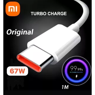 Cabo Xiaomi 67W Turbo Tipo C Original Carregamento Turbo
