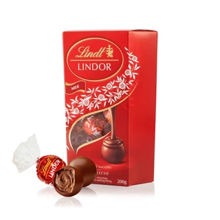 Caixa de Bombons Lindt Lindor ao Leite 200g