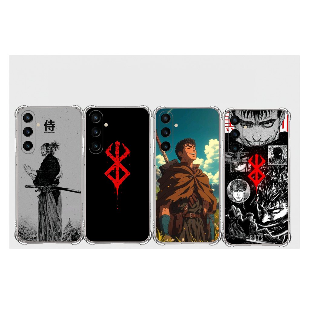 Capa Capinha TPU Desenhos Variados S23 FE , S24 FE e S25 FE Berserk