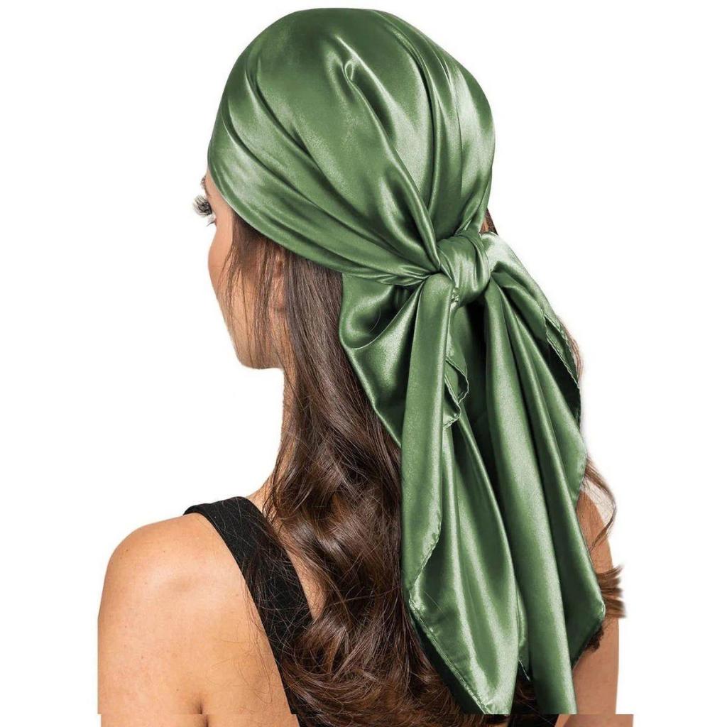 LENÇO DE CETIM MODA LUXO LISA 90x90cm | Shopee Brasil