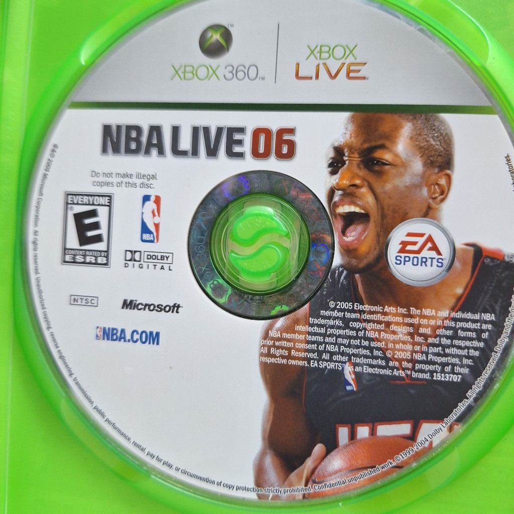 NBA LIVE 06 [XBOX 360] na CAIXA do NBA 2K6 - Jogo Original em