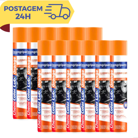 Kit 12 Unidades Desengripante Antiferrugem 250ML Chemicolor