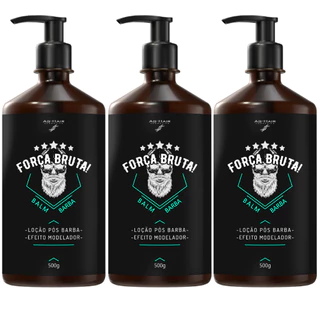 Balm Força Bruta Premium 500g - Cuide da Sua Barba com Conforto e Sofisticação