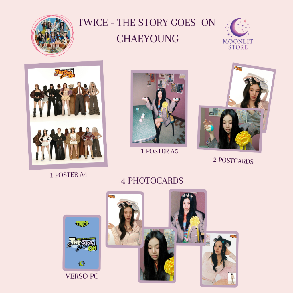 Twice - The Story Goes On (kit fanmade com posters, postcards e ...