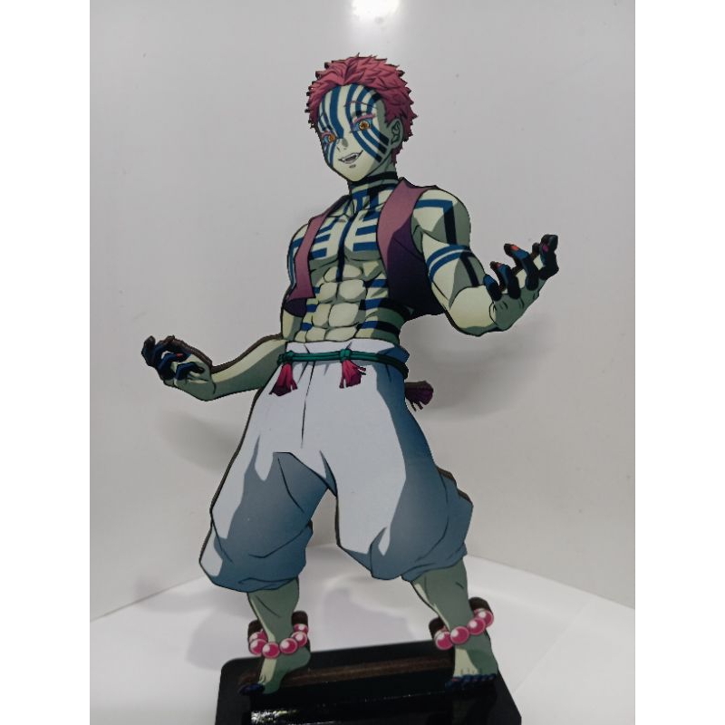 pedestal decorativo personagem akaza anime demon Slayer colecionável ...