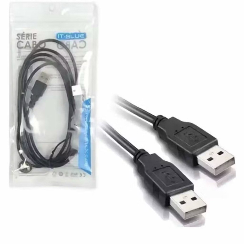 Cabo USB Extensor USB Macho x USB Macho 2.0 Pc Note Resistente 1.5m ...