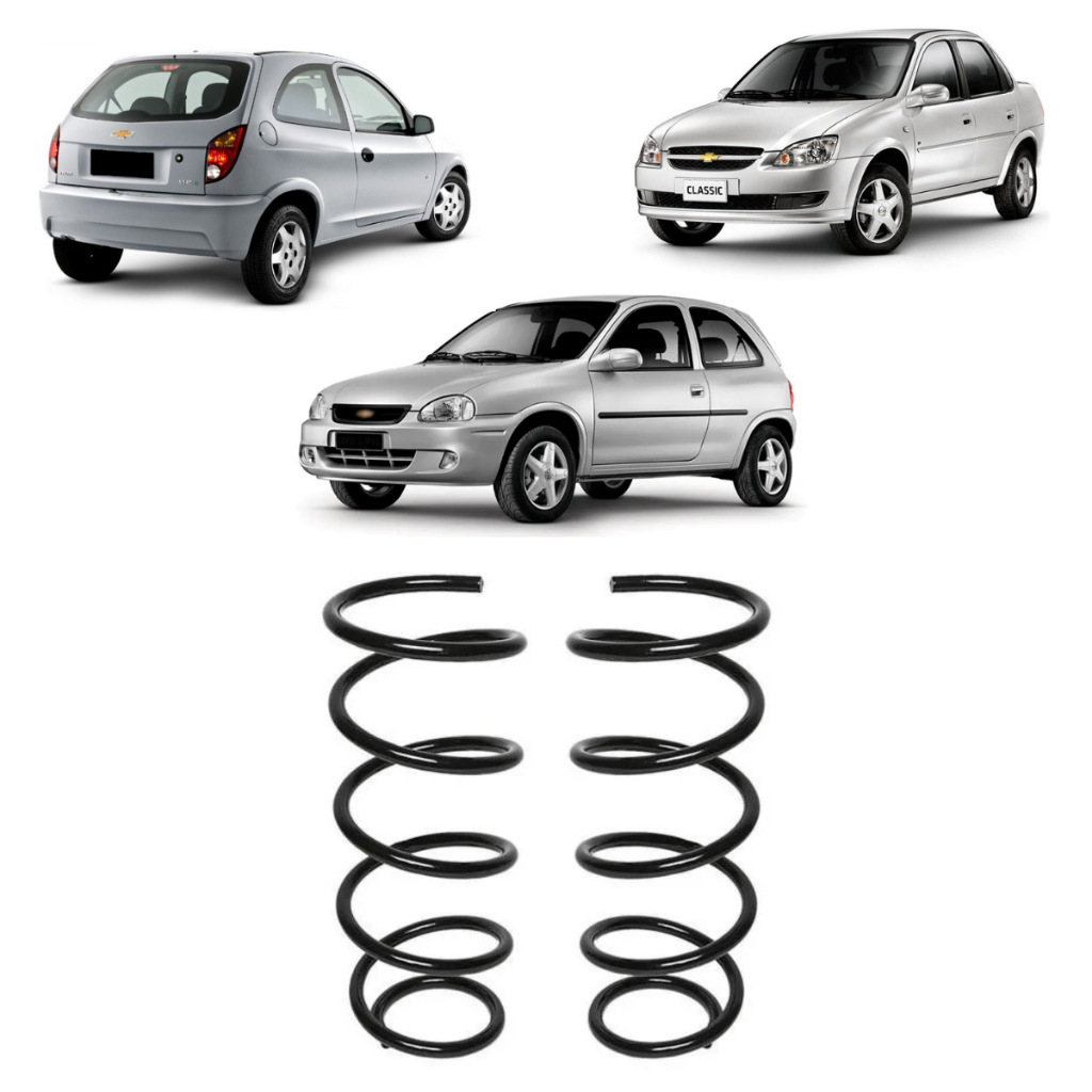 Par de Molas Dianteiras Originais Gm Corsa Classic / Corsa Wind / Celta ...