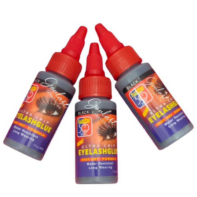 Cola fria de cílios e mega Hair Salon Pro Black Original 30 sec Envio ...