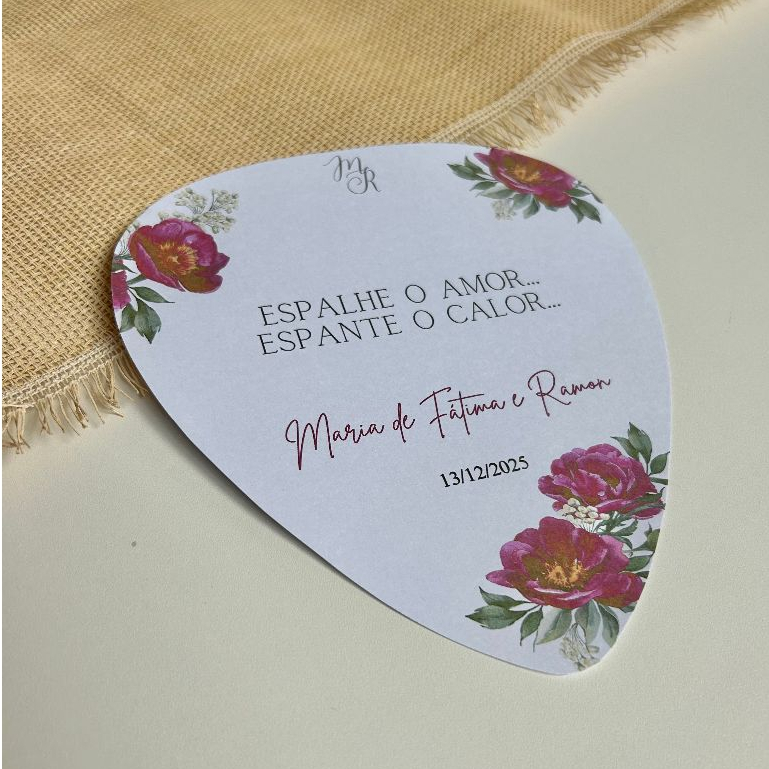 Ventarola para Casamento – Leque de Papel Personalizado | Shopee Brasil