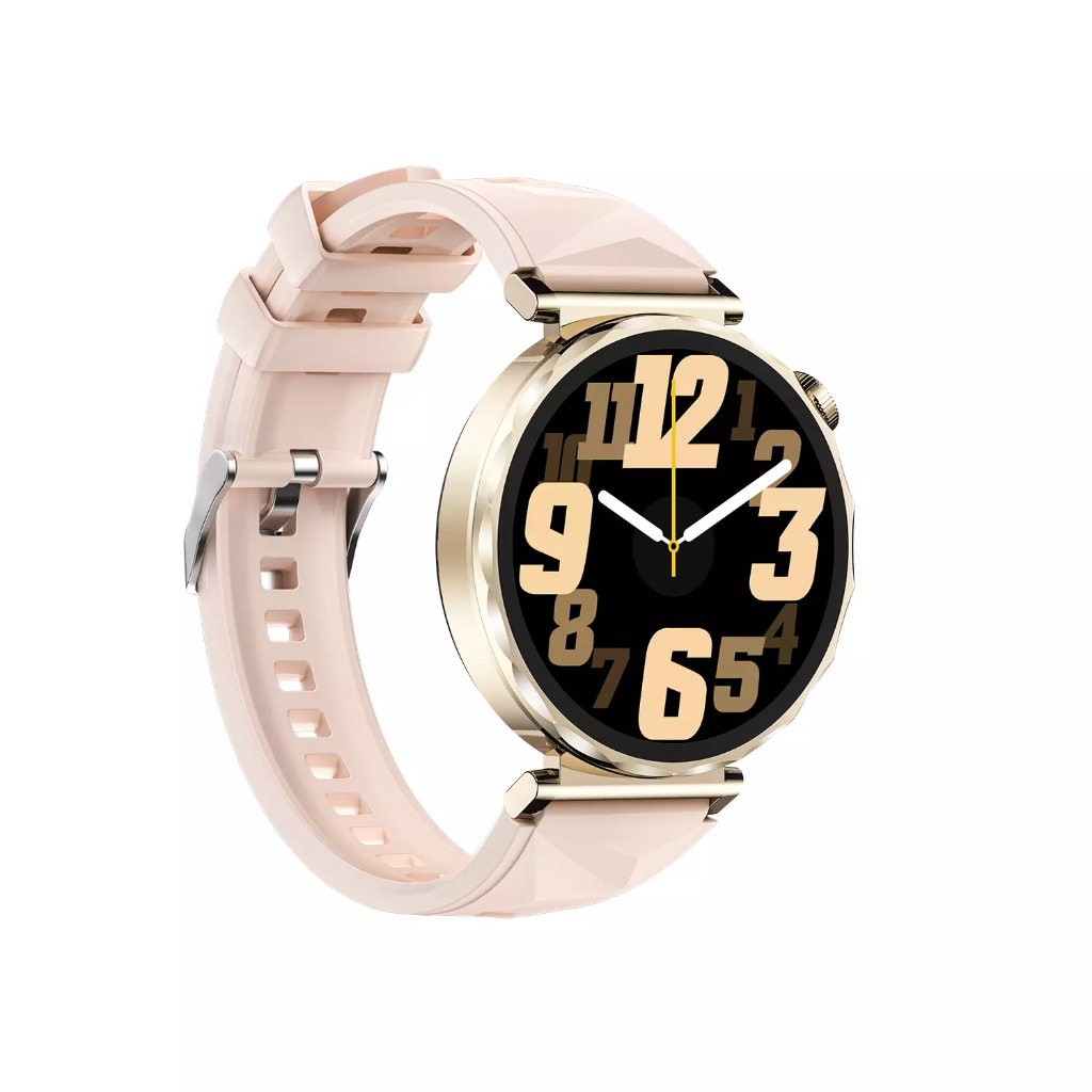 Relógio Smartwatch GT5 mini MA21 Microwear Redondo Feminino com 2 ...