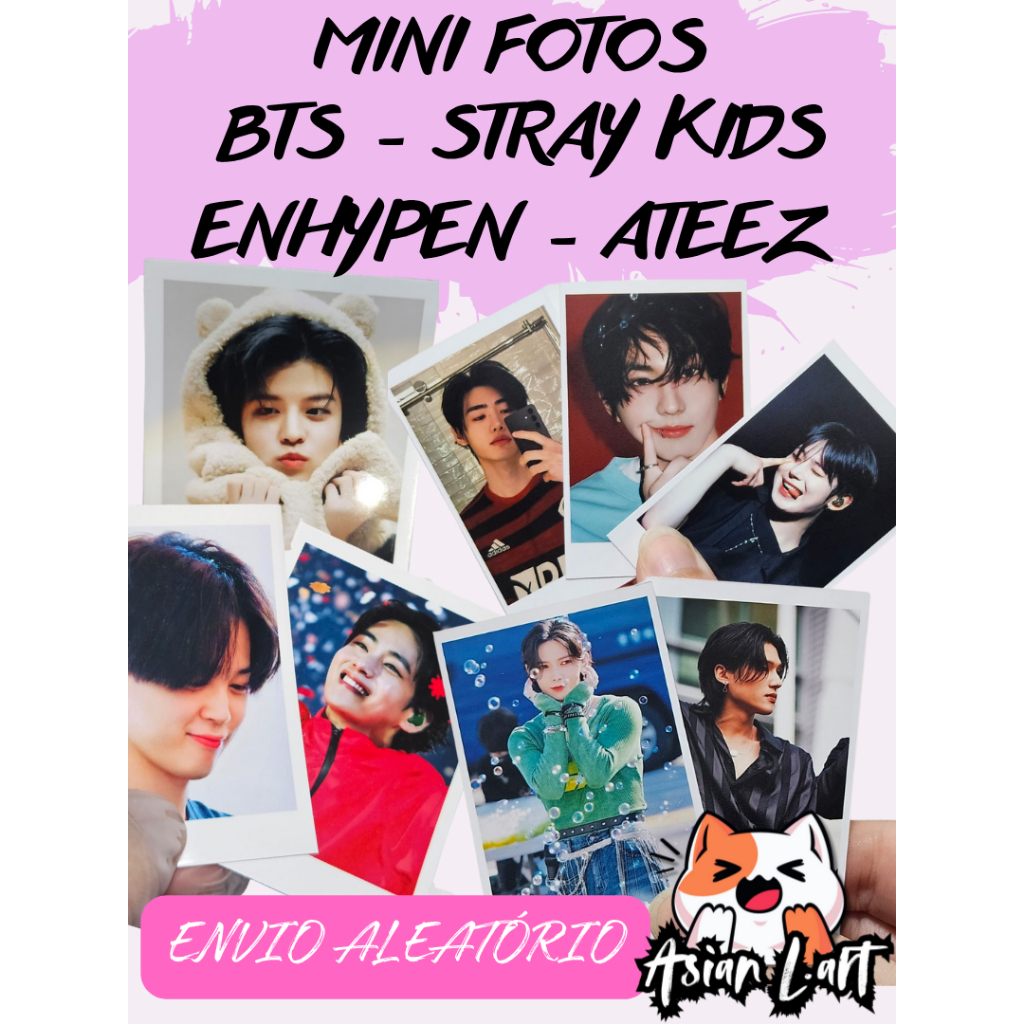 MINI FOTOS BTS - ENHYPEN - STRAY KIDS - ATEEZ - TXT Tomorrow X