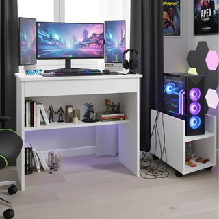 Suporte Ergonômico Para Computador CPU Preto - Suporte Para PC e Torre de Desktop