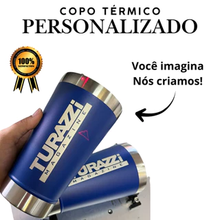 Kit 20 a 80 unidades Copo Térmico Personalizado 473ml Tampa e Abridor Gravação a Laser Nome ou Logo